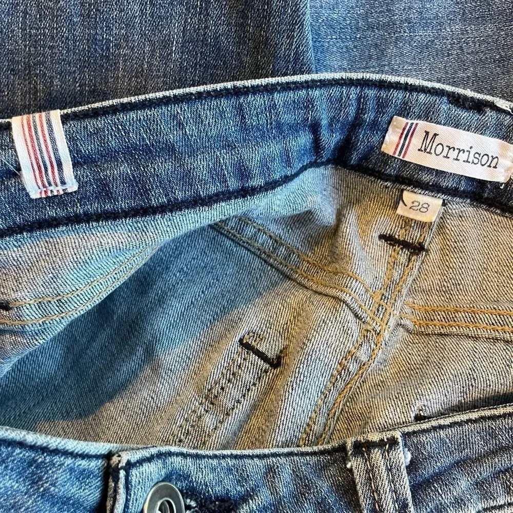 Morrison Women’s Denim Groupie Mid-Rise Skinny in Nirvana Size 28